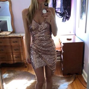 Sequin dress great for New Years & holidays